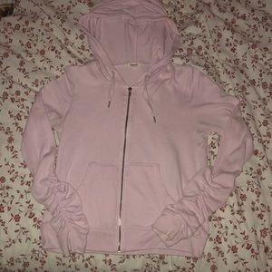 pink garage zip up
